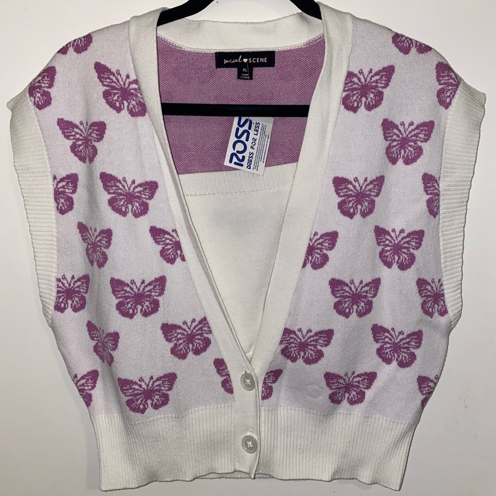 Crop top & vest set